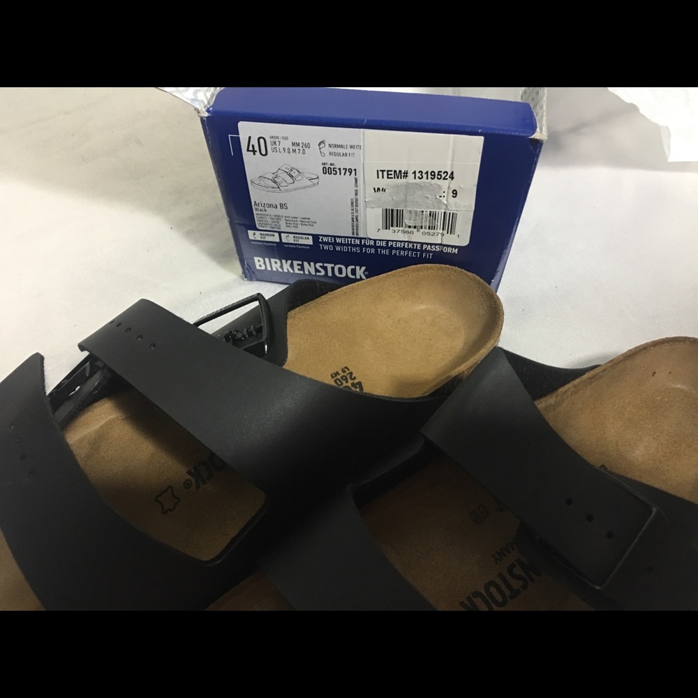 NEW Birkenstock Arizona black sandals womens 7;8;9 - Picture 3 of 7